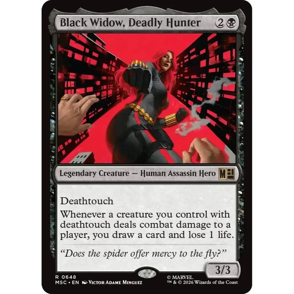 Black Widow, Deadly Hunter | MSC | 648 | NM/Rare | 031-MSC-R